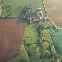 Medieval earthworks at North Elkington, Lincolnshire. NMR 12435/25.